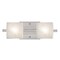 Besa Lighting Paolo Vanity, Glitter, Satin Nickel Finish, 2x5W LED 2WS-7873GL-LED-SN - alternate 1
